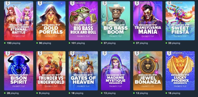 Enhanced RTP Slots on Stake.us and Stake.com